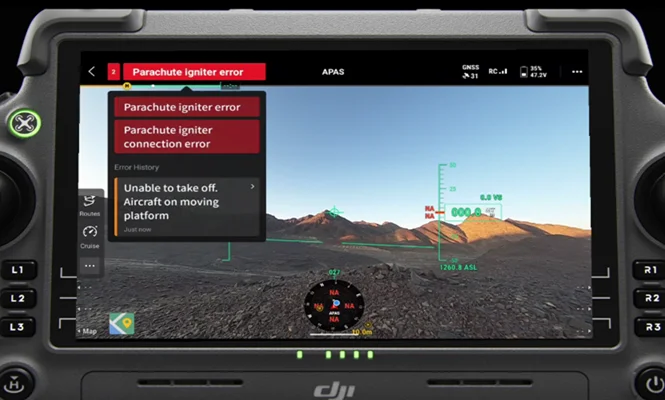 DJI AP100 Padák